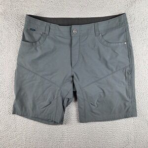 Kuhl Silencr Kargo Shorts Mens 40 Gray Hiking Cargo Light Fishing Travel 10.5"in